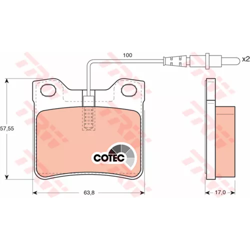 Disk Balata Arka Ac0581134d Vito (96 03) Fişli 108D 110D 