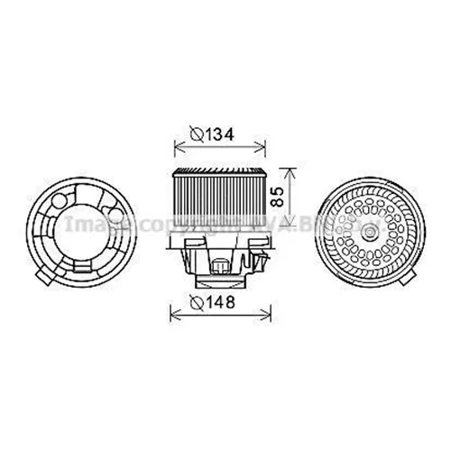 Kalorifer Motoru 347005 P207 1.4 1.4 16V 1.6 16V 1.4Hdı 1